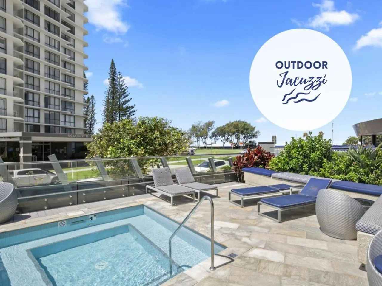 The Beachfront - 22F Skyline And Ocean View Studio With View Pool Gym Sauna Gold Coast